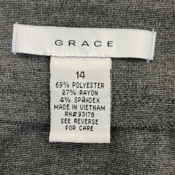 Grace grey midi skirt - Picture 5 of 5